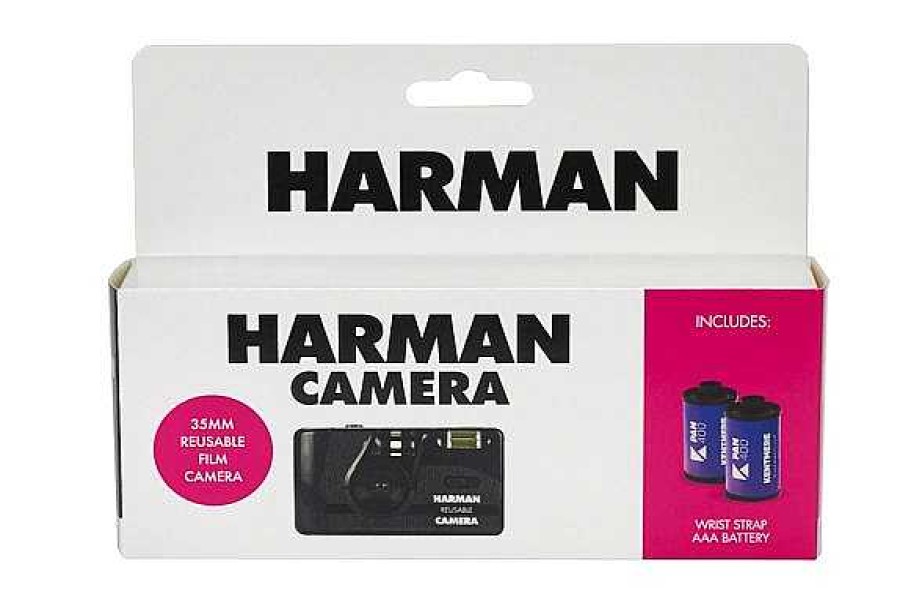 Harman Harman Reusable 35Mm Camera With Flash & 2 Rolls Of Film | Film