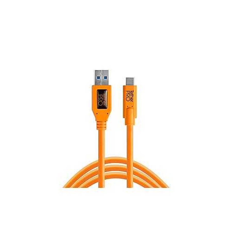 Tether Tools Tether Tools Tetherpro Usb 3.0 To Usb-C 4.6M Orange Cable | Tethering And Data Cables