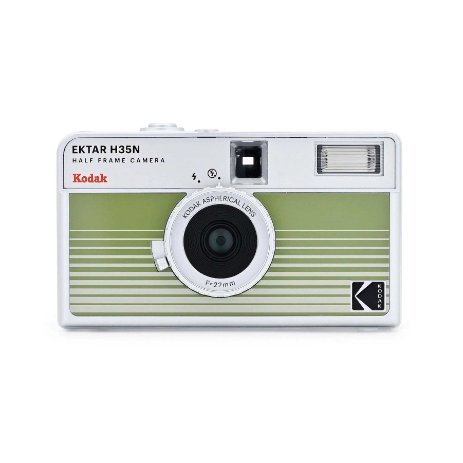 Kodak Kodak Ektar H35N Half Frame Camera - Striped Green | Film Cameras