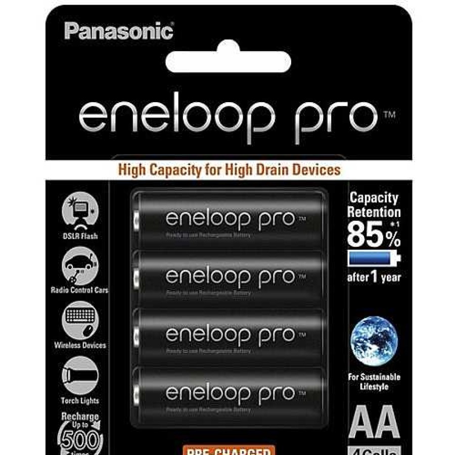 Panasonic Panasonic Eneloop Pro Aa 4Pk Batteries | Batteries & Battery Grips