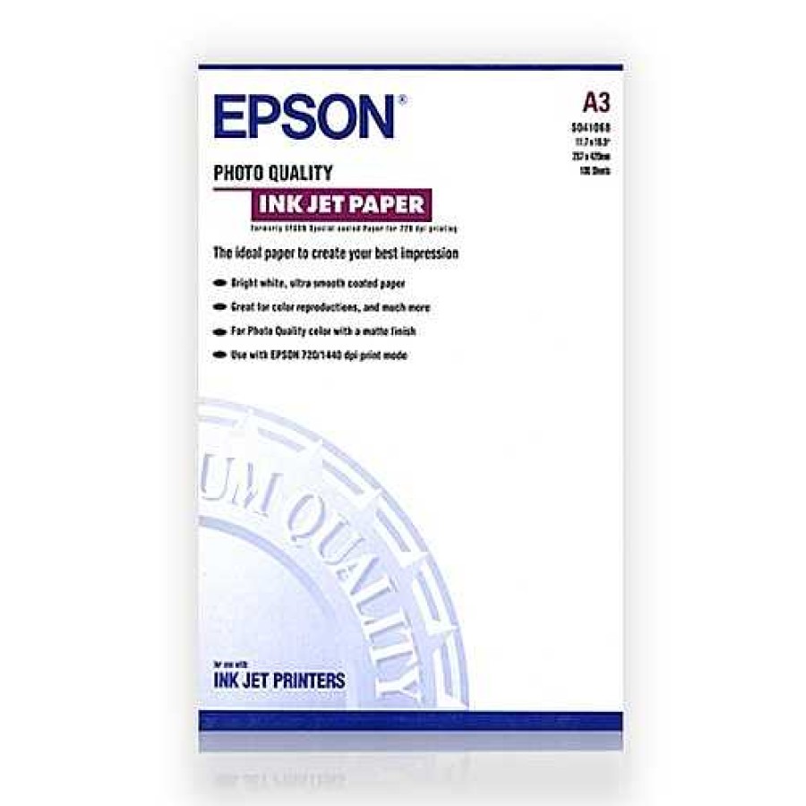 Epson Epson Photo Quality A3 Inkjet Paper 100 Sheets | Epson Paper