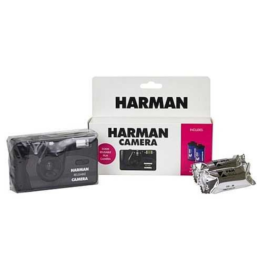 Harman Harman Reusable 35Mm Camera With Flash & 2 Rolls Of Film | Film