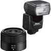 Nikon Nikon Z 40Mm F2 + Sb-700 Portrait Speedlite Flash Kit | Nikon Z Lenses