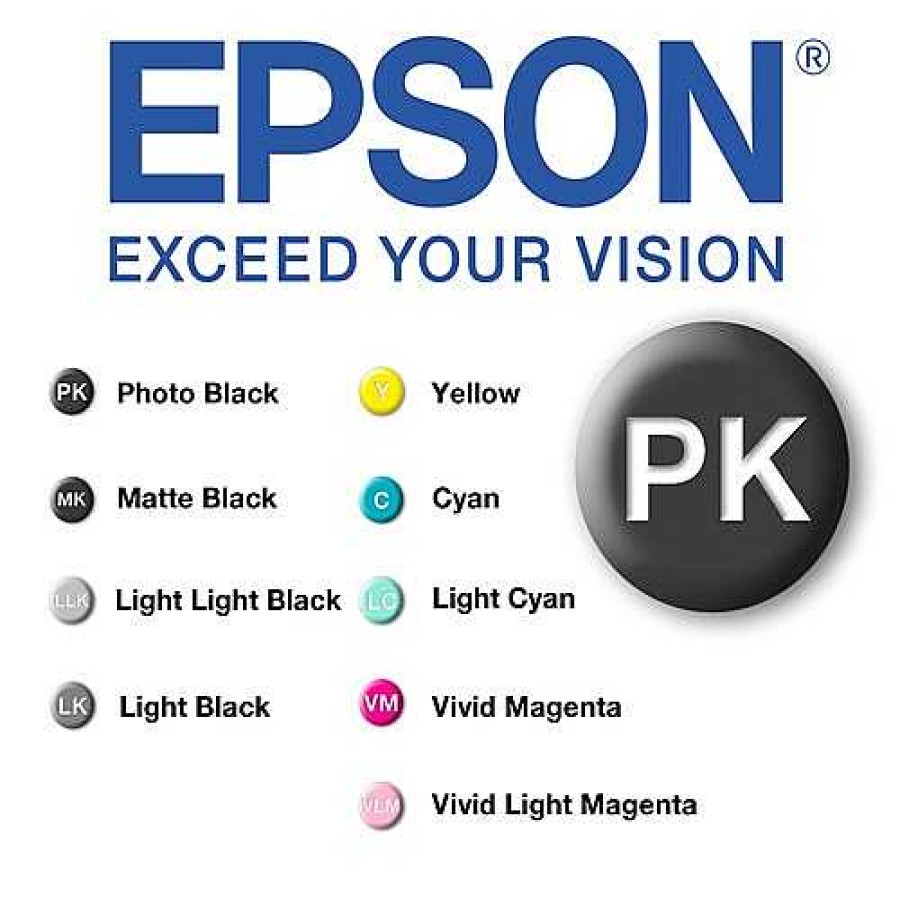 Epson Epson T5801 Photo Black 80Ml Ink For 3880 | Epson Ink