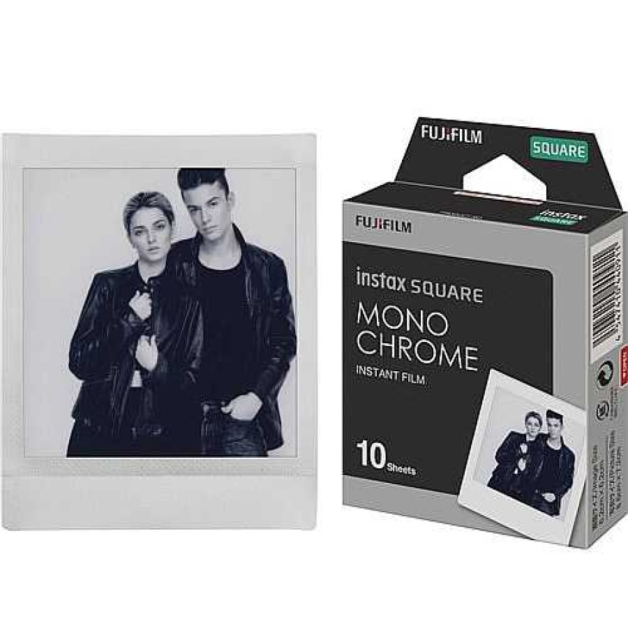 FujiFilm Instax Square Monochrome 10Pk Film | Fujifilm Instax