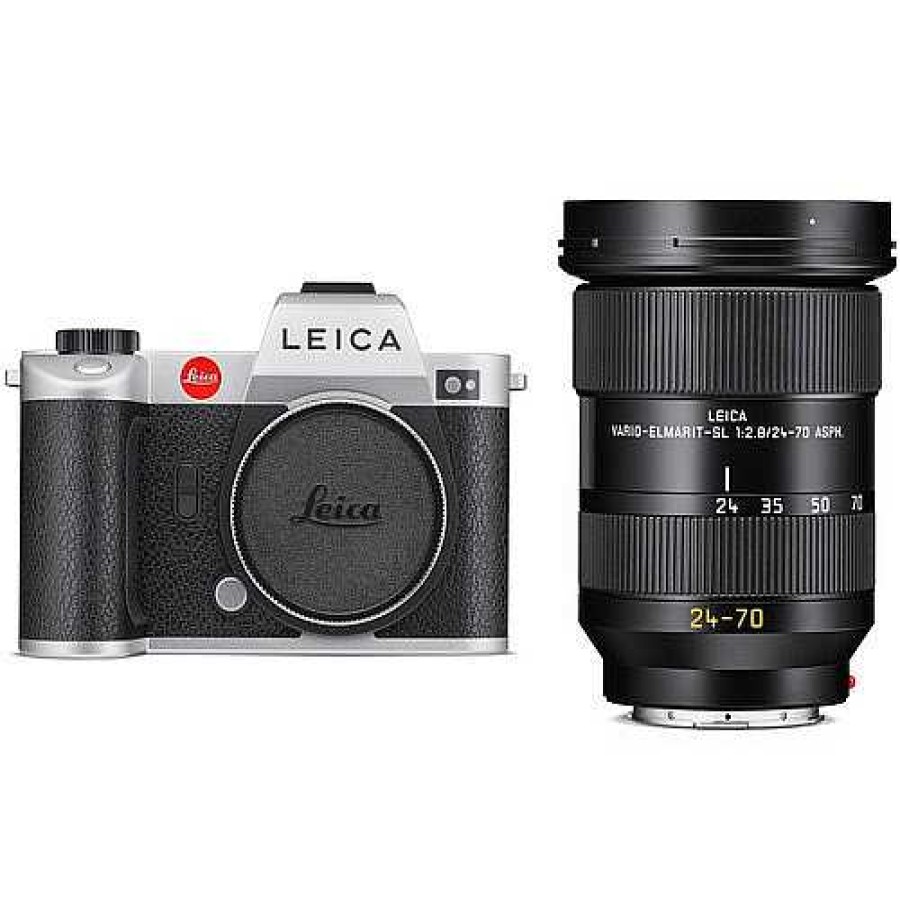 Leica Leica Sl2 Silver + Vario- Elmarit 24-70Mm F2.8 Lens Kit | Leica Sl