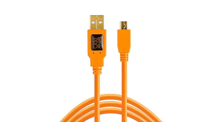 Tether Tools Tether Tools Tetherpro Usb 2.0 To Mini-B 4.6M Orange Cable | Tethering And Data Cables