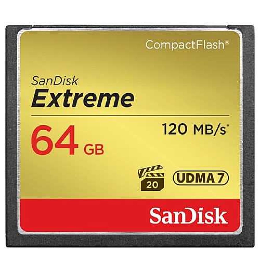 Sandisk Sandisk Extreme 64Gb 120Mb/S Cf Memory Card | Compact Flash Cards