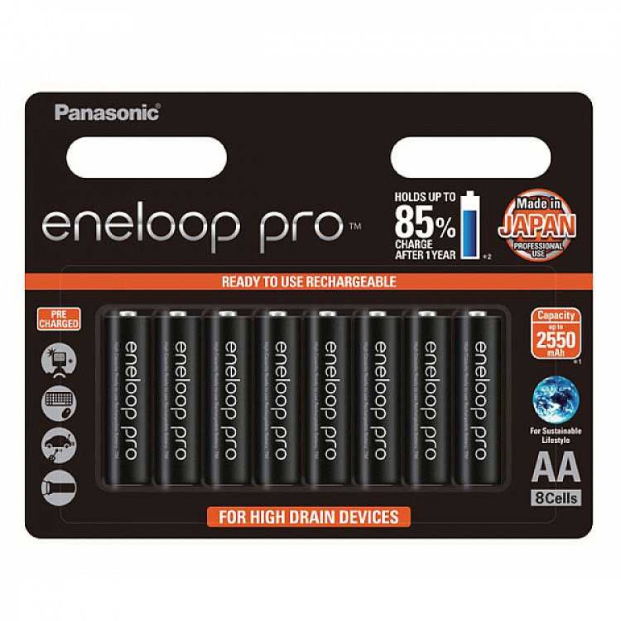 Panasonic Panasonic Eneloop Pro Aa 8 Pk Batteries | Batteries & Battery Grips