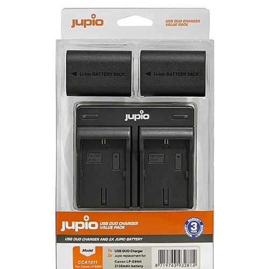 Jupio Jupio Canon Lp-E6Nh 2 Battery + Usb Charger Kit | Battery Chargers