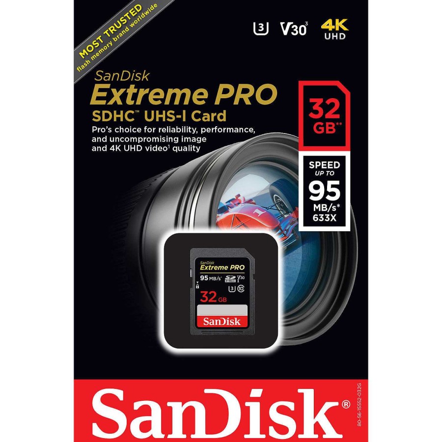 Sandisk Sandisk Extreme Pro 32Gb Sd 100Mb/S Memory Card | Sd Cards