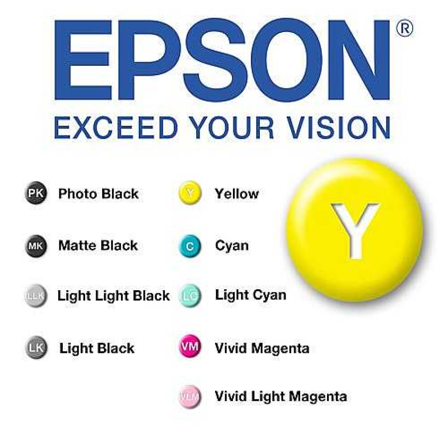 Epson Epson T5804 Yellow 80Ml Ink For 3880 | Epson Ink