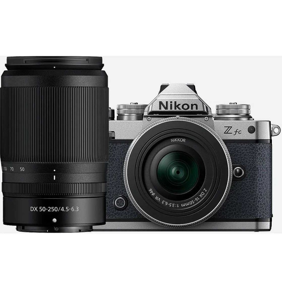 Nikon Nikon Z Fc Midnight Grey Twin Lens Kit 16-50Mm + 50-250Mm | Nikon Z