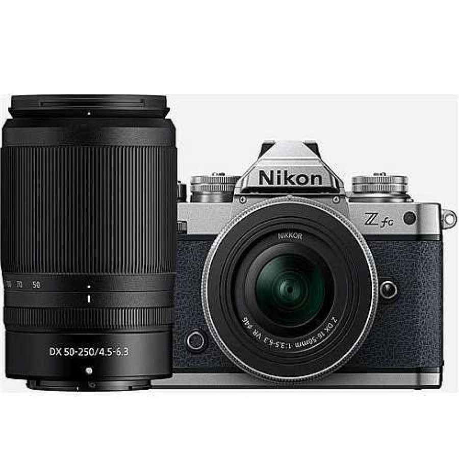 Nikon Nikon Z Fc Midnight Grey Twin Lens Kit 16-50Mm + 50-250Mm | Nikon Z