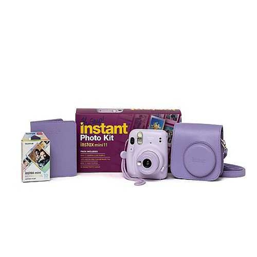 FujiFilm Fujifilm Instax Mini 11 Lilac Purple Camera Bundle | Fujifilm Instax