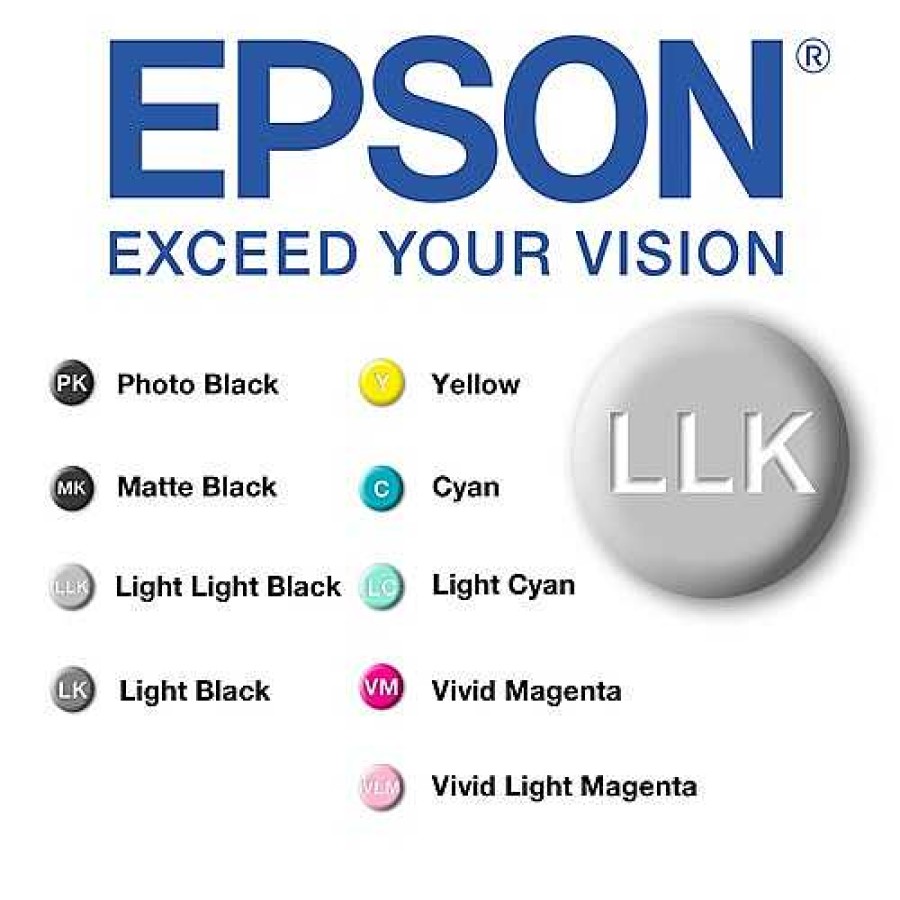 Epson Epson T8509 Light Light Black 80Ml Ink For P800 | Epson Ink