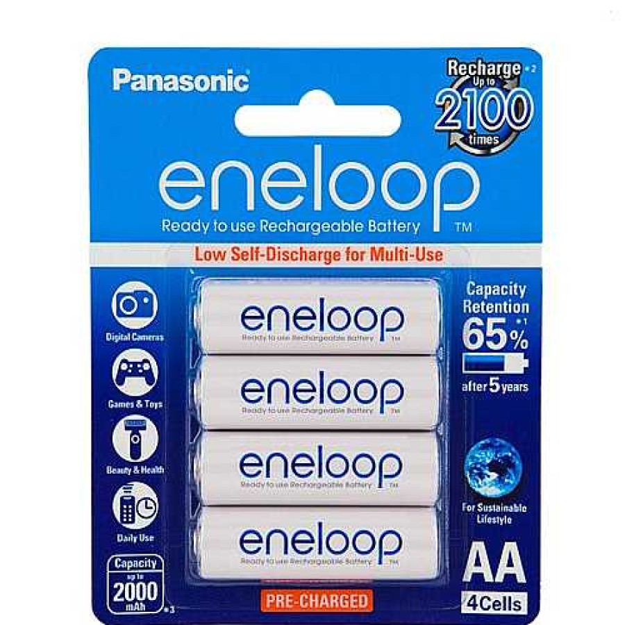 Panasonic Panasonic Eneloop Aaa 4Pk Batteries | Batteries & Battery Grips