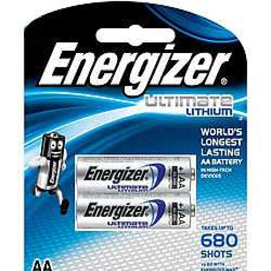 Energizer Energizer Aa Ultimate Lithium Battery 2 Pack | Batteries & Battery Grips