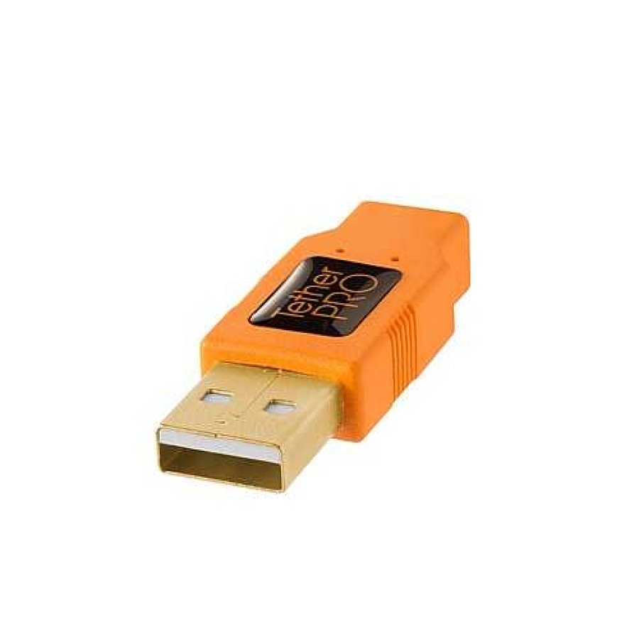 Tether Tools Tether Tools Tetherpro Usb 2 To Micro Usb 5 Pin 4.6M Orange Cable | Tethering And Data Cables